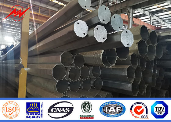 Galvanized Power Transmission Steel Pole/Steel Tubular Pole Alloy 32m
