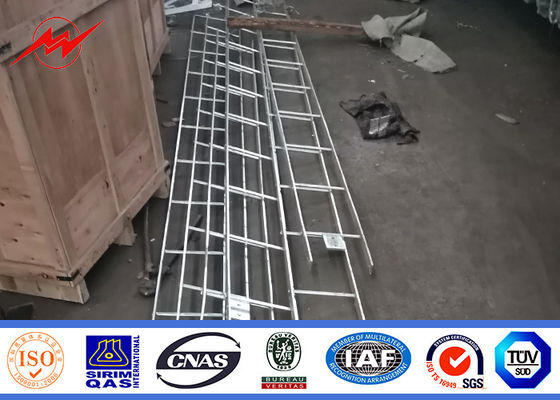 9 Meter 13.4kn Galvanization Surface Treatment Tubular Pole Untuk Saluran Listrik