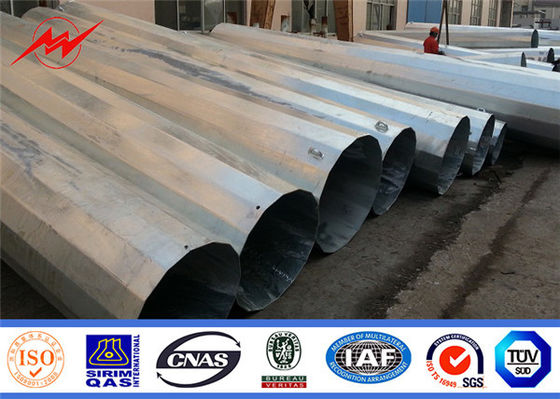 10ft Gr65 Cctv Awsd 1.1 Tiang Baja Galvanis Dengan Aspal