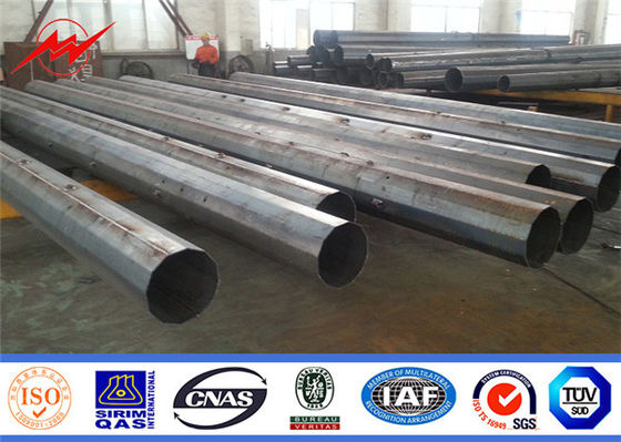 10ft Gr65 Cctv Awsd 1.1 Tiang Baja Galvanis Dengan Aspal