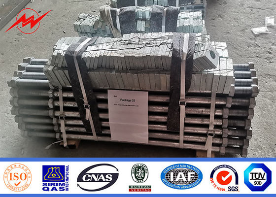 Tiang Lampu Jalan Tenaga Surya 12m 69kv Untuk Distribusi Listrik