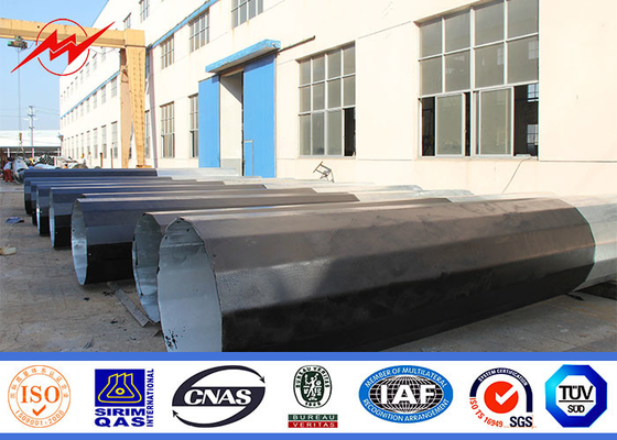 Q345 Tubular 17m 22m Tiang Transmisi Daya Listrik