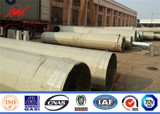 OEM Galvanis Bulat Electric Steel Pole Electrical Bulat Hot Dip