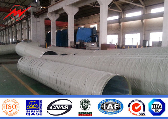 NPC Standar Galvanized Steel Power Pole 5mm Dengan Bahan Q235/Q345