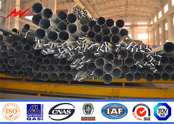 35FT Steel Power Pole dengan ketahanan terhadap kondisi buruk dan dimensi yang akurat