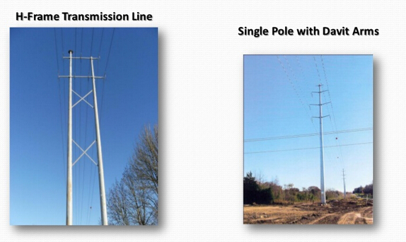 Tiang Listrik Transmisi Saluran Monopole 80FT 90FT 138KV 1