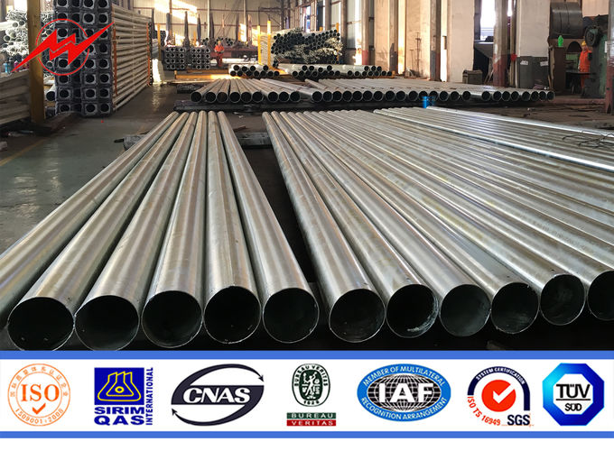 35FT Steel Power Pole dengan ketahanan terhadap kondisi buruk dan dimensi yang akurat 2